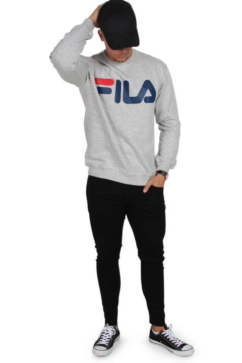 Fila Classic Logo Sweat Light Grey