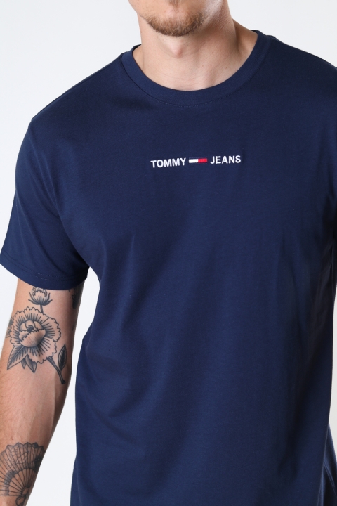 TJM SMALL TEXT TEE Twilight Navy