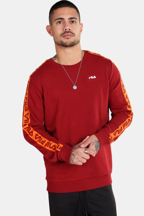 Fila MEN Aren Crew Sweat Merlot