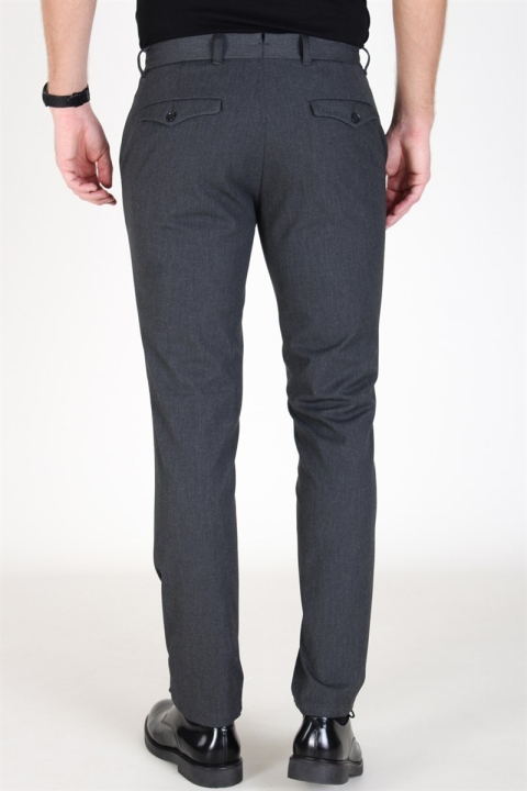 Selected Slim-Carlo Flex Pants Grey Melange