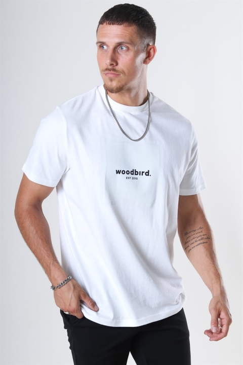 WoodBird OKlok Box Jubi T-shirt White