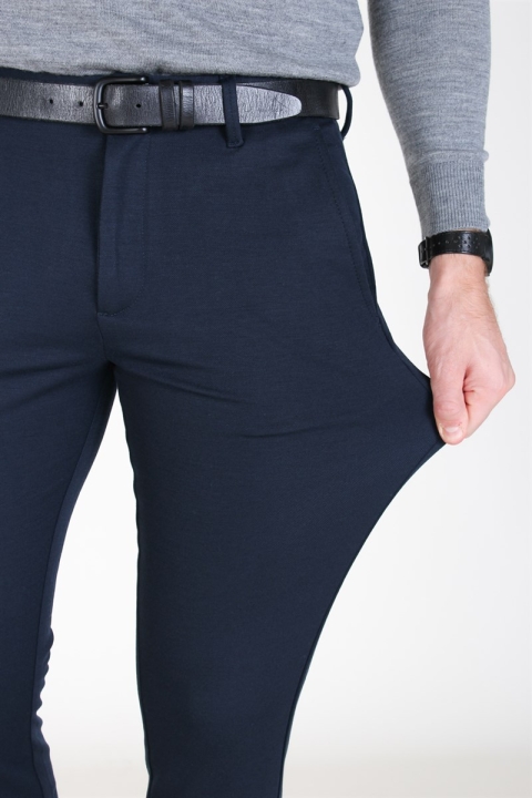 Gabba Pisa Chino Jersey Pants Navy