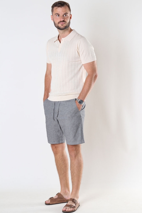 Selected SLHCOMFORT-NEWTON LINEN SHORTS W Black