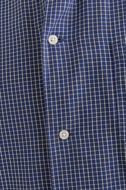 Jack & Jones Austin Loose Fit Check Shirt Ocean Cavern