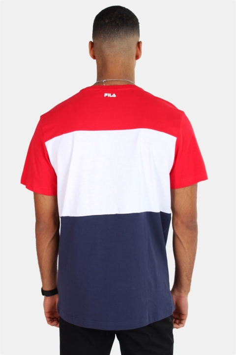 Fila Men Day T-shirt Black Iris/Bright White/True Red