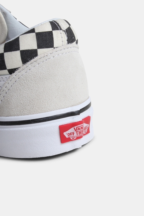 Vans Old Schoenol Checkerbord Sneakers White Black