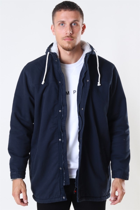 Denim Project Teddy Parka Jas Navy