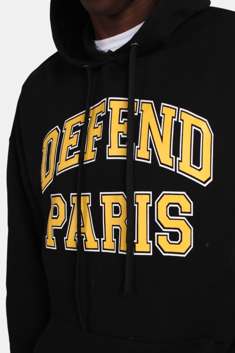 Defend Paris 92 Hoodies Sweat Capuche Black