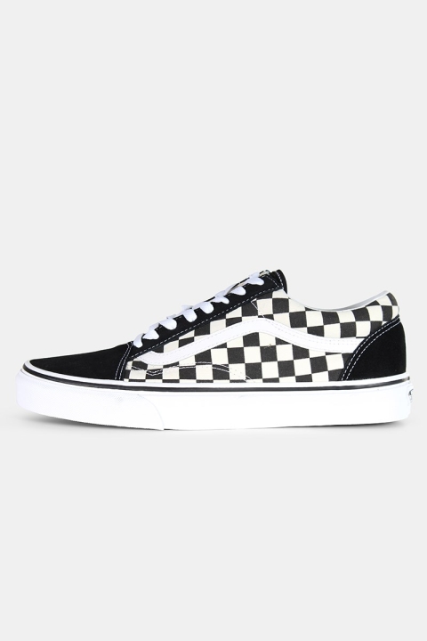 Vans Old Schoenol Primary Check Sneakers Black/White