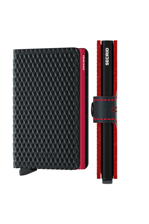 Secrid Slimwallet Cubic Black Red
