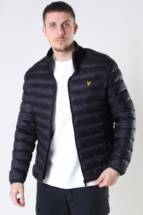 Lyle & Scott Packable Puffer Jacket Jet Black