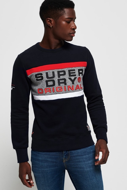 Superdry Trophy Crew Sweat Navy