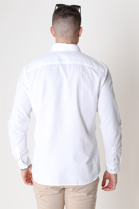 Jack & Jones Summer Overhemd L/S White