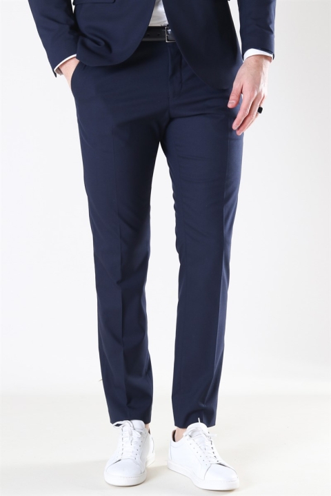 Selected New One Mylo Logan Broek Navy