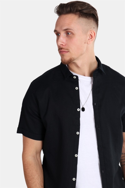 Tailored & Originals Karter S/S Overhemd Black