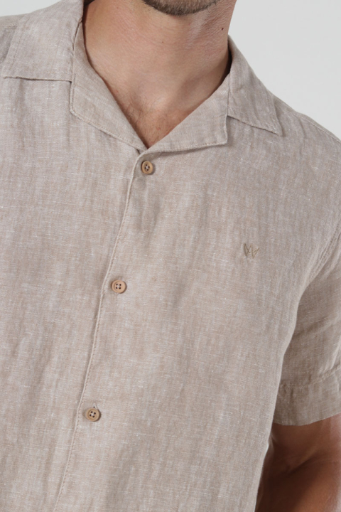 Kronstadt Ayers SS loose Shirt Feather Gray