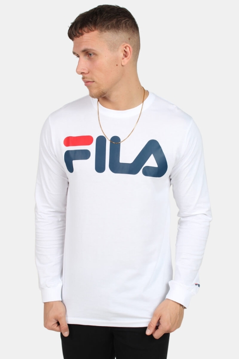 Fila Classics Logo LS T-shirt Bright White