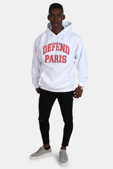 Defend Paris 92 Hoodies Sweat Capuche White