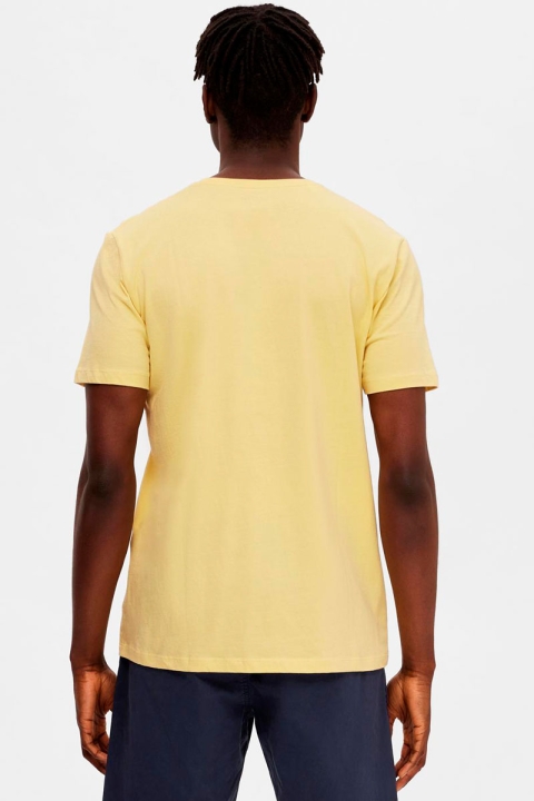 Selected Aspen Tee Dusky Citron