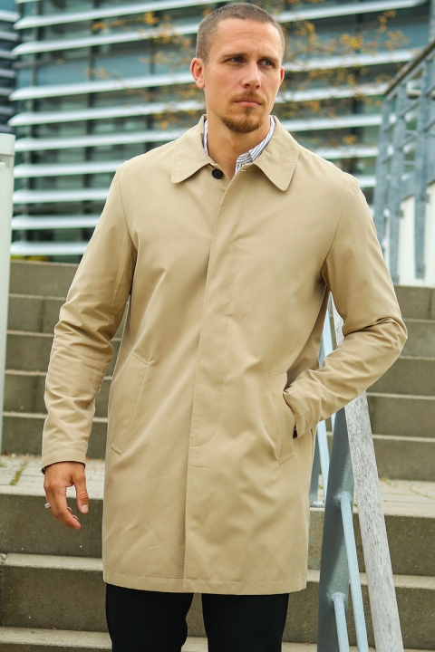 Jack & Jones City Mac Coat Cornstalk