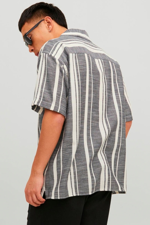 Jack & Jones JORCABANA STRIPE SHIRT SS LN Black