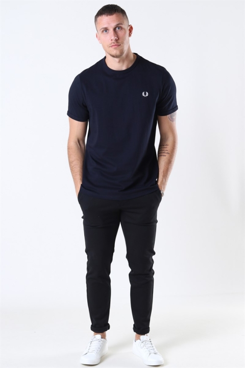 Fred Perry Ringer T-shirt Navy