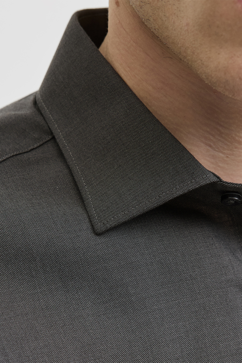 Jack & Jones Parker Wrinkle Resistant Shirt LS Dark Grey Melange