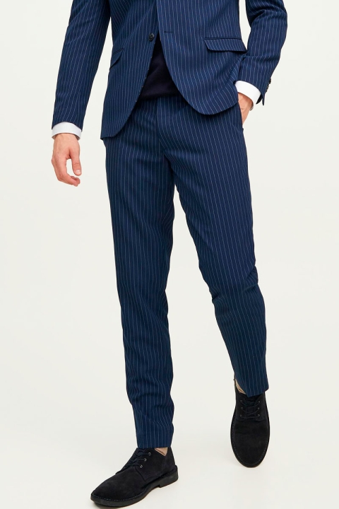 Jack & Jones FRANCO PIN STRIPE Pak Navy Blazer