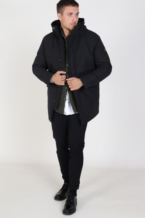 Jack & Jones Wetford Parka Jas Black