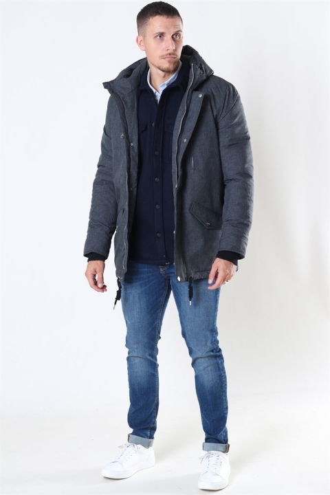 Jeff Anders Parka Jas Charcoal Mix