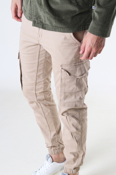 Jack & Jones Paul Flake Cargo Pants White Pepper