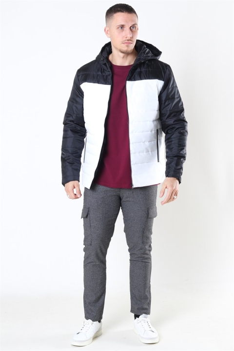 Denim Project Puffer Jacket White