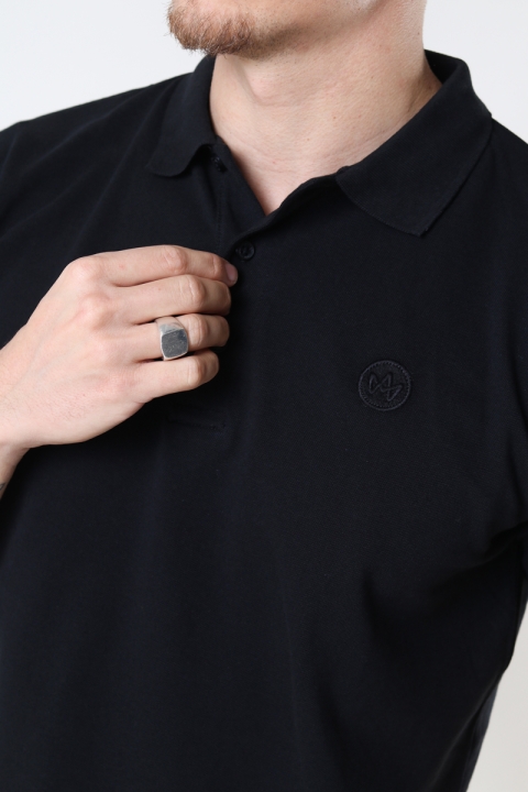 Kronstadt Albert Organic/Recycled polo Black