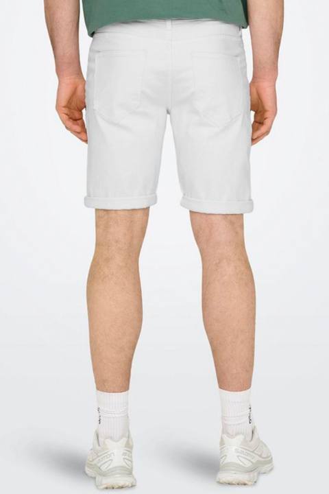 ONLY & SONS Ply 9297 Denim Shorts White