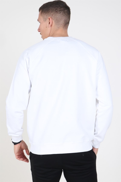 Denim Project Box Logo Crewneck White