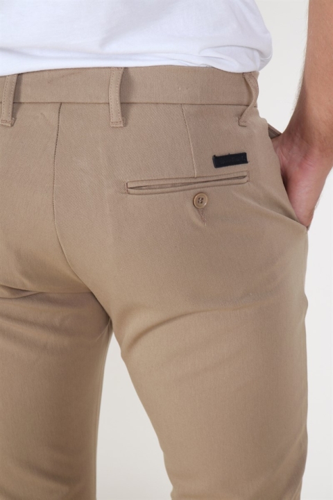 Woodbird Steffen Twill Broek Khaki