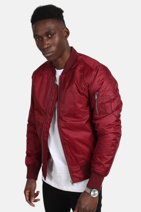 Urban Classics Bomber Jas Burgundy