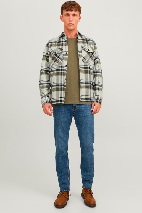 Jack & Jones Roy Check Overshirt  Cloud Dancer