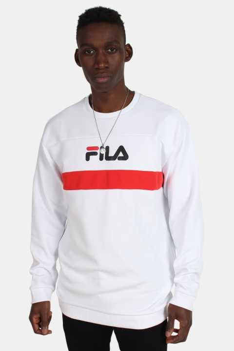 Fila Steven Crew Sweat Bright White