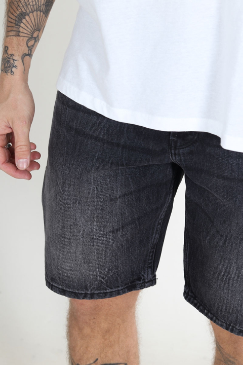 ONLY & SONS Edge Denim Shorts  Washed Black