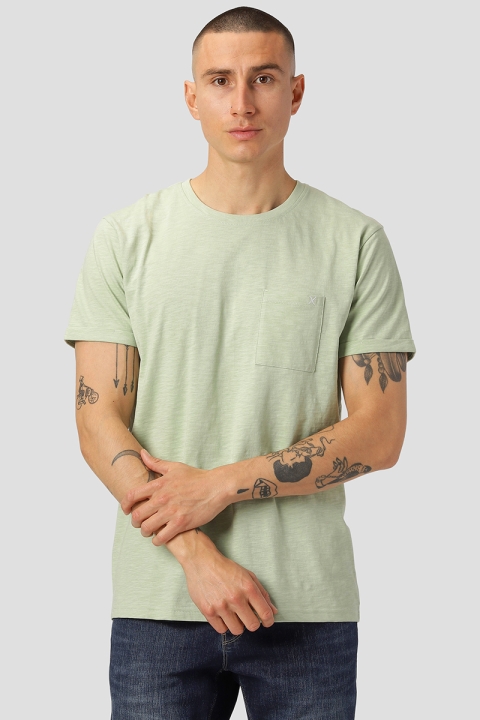 Clean Cut Copenhagen Kolding Organic Tee S/S Pale Green