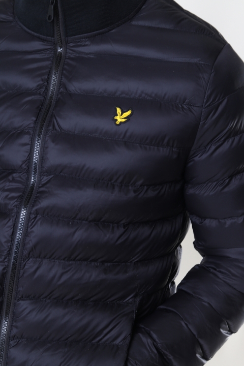 Lyle & Scott Packable Puffer Jacket Jet Black