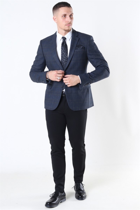 Tailored & Originals Ragn Blazer Dark Grey Melange