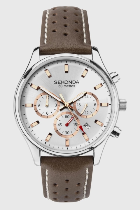 Sekonda 1784 Classic Brown Leather Klok