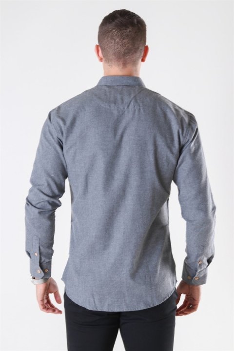 Kronstadt Dean Henley Overhemd Grey