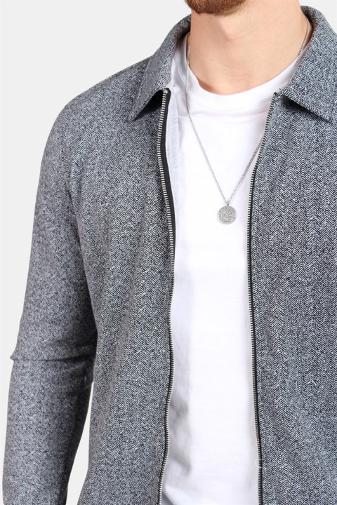 Jack & Jones Herring Sweat Jas Light Grey Melange