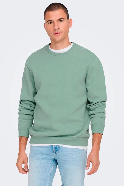 ONLY & SONS CERES CREW NECK Chinois Green