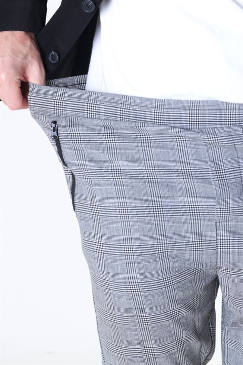 Denim Project Pak Check Pant Grey Check