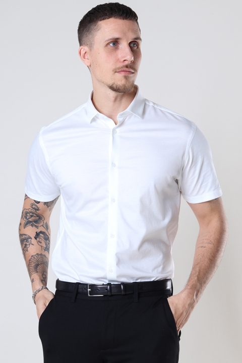 Jack & Jones JPRBLAJERSEY TRAVEL SHIRT S/S White