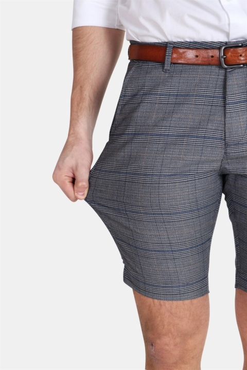 Gabba Jason Chino Shorts English Grey Check